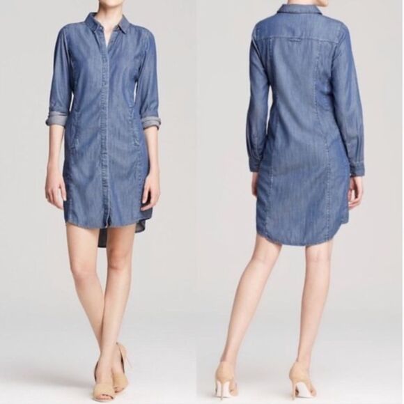 Eileen Fisher Dresses & Skirts - EILEEN FISHER | $238 Chambray Denim Shirt Dress - M